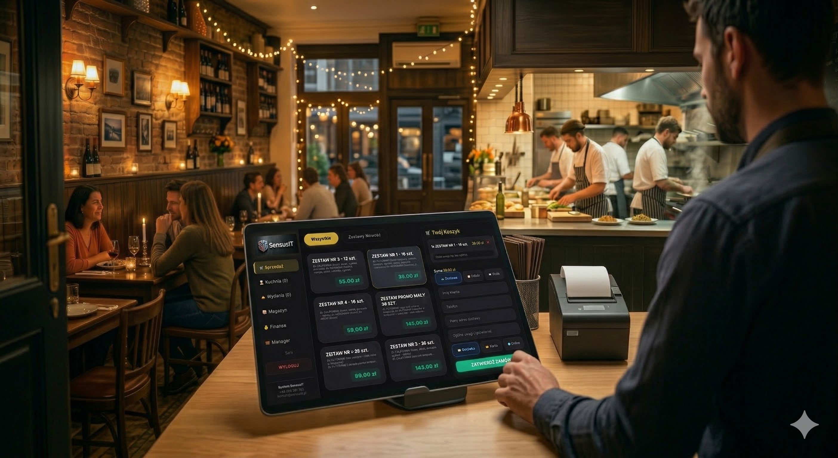 System SensusIT na tablecie